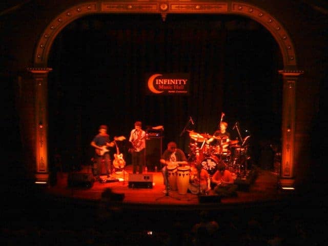 Percussionist with drums