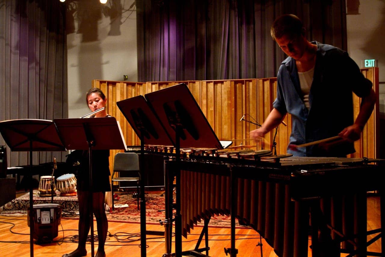 Concert stage percussion