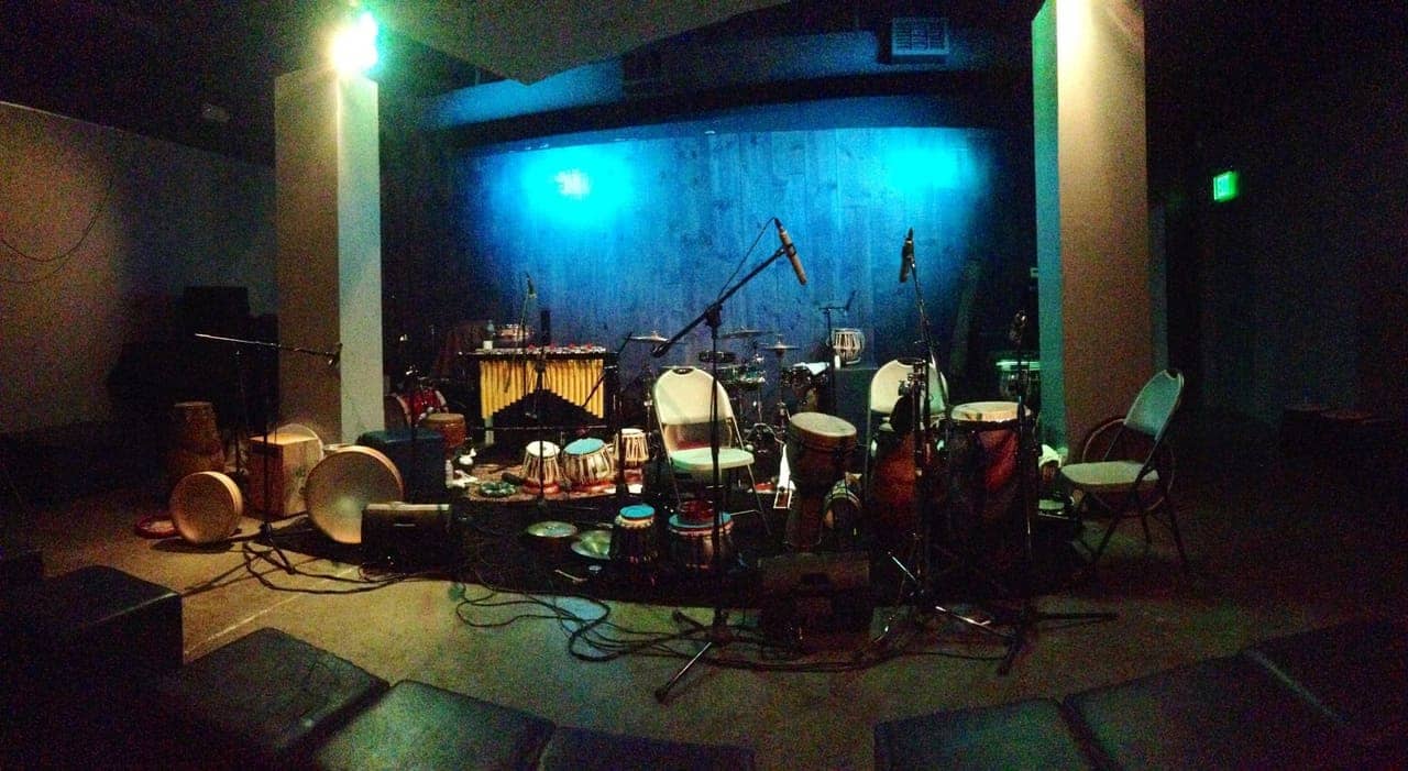 Festival stage performance