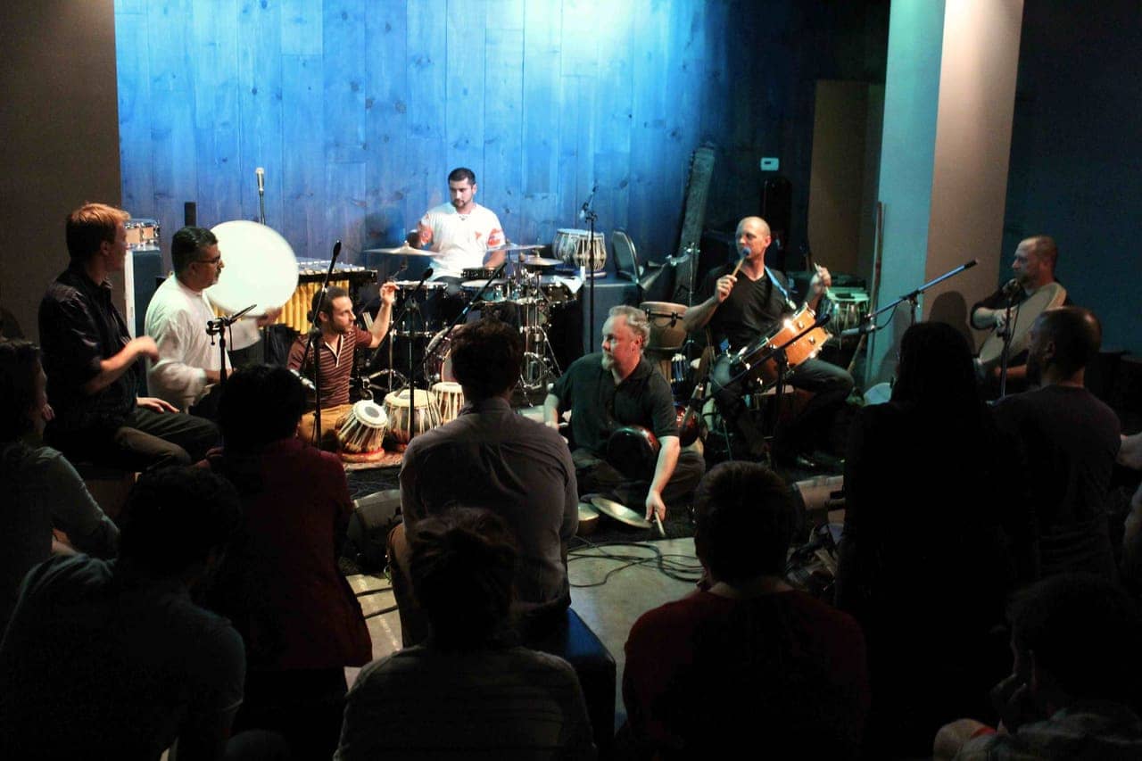 Ensemble with drums and strings